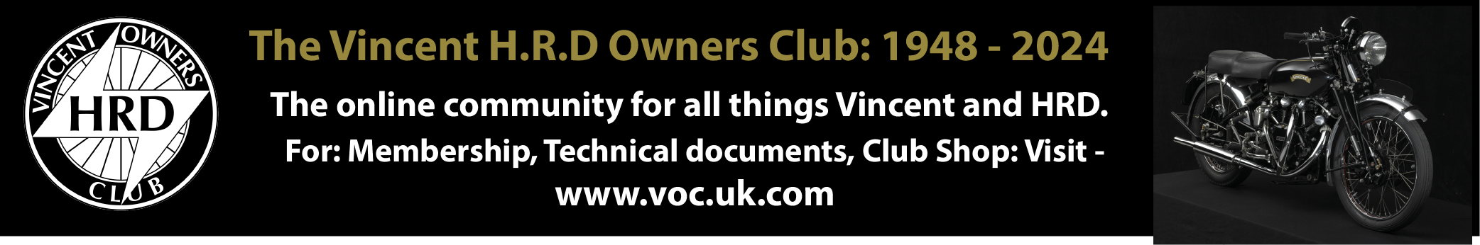 Vincent H.R.D. Owners Club Forum